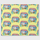 ティアドロップキャラバンキャンパーサンダー_コーブ ラッピングペーパー (フラット)