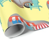 ティアドロップキャラバンキャンパーサンダー_コーブ ラッピングペーパー (ロールコーナー)