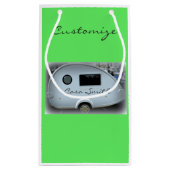 ティアドロップジプシーのキャラバンハッピー スモールペーパーバッグ (裏面)