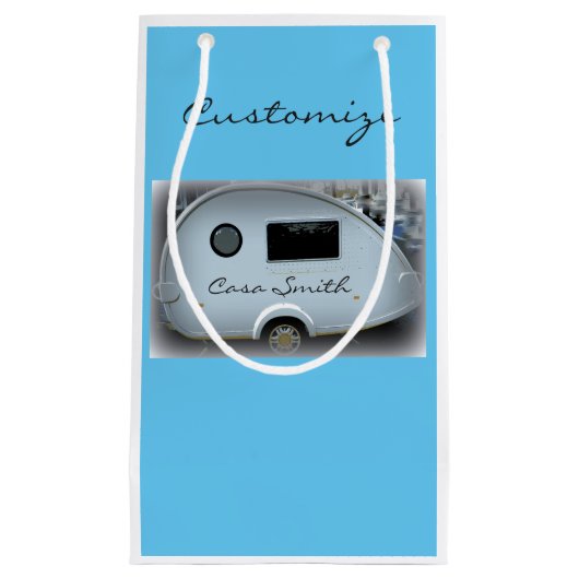 ティアドロップジプシーのキャラバンハッピー スモールペーパーバッグ (正面)