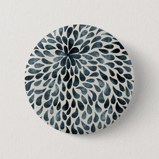 ティアドロップ花びら 缶バッジ (正面)
