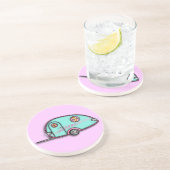 ティアドロップRVトレーラーサンドストーンコースター コースター (側面)