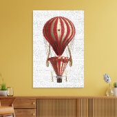 ティアド熱気球プリント赤 キャンバスプリント (インサイチュ (リビング))