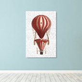 ティアド熱気球プリント赤 キャンバスプリント (インサイチュ (ウッドフロア))