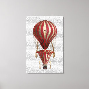 ティアド熱気球プリント赤 キャンバスプリント