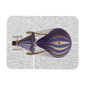 ティアド熱気球(青) マグネット (横)