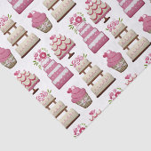 ティアド結婚ケーキかわいいパターン 薄葉紙 (詳細)