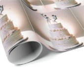 ティアド・ケーキ結婚の宇宙飛行士 ラッピングペーパー (ロールコーナー)