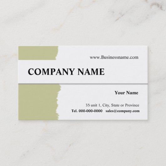 ティアビ遠くにジネスカードデザイン 名刺 (正面)