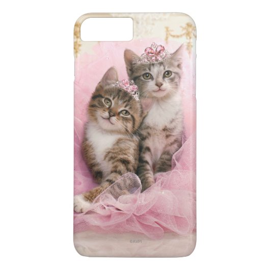 ティアラおよびピンクのきらめくチュチュの甘い子ネコ Case-Mate iPhoneケース (裏面)