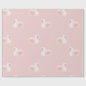 ティアラと牡丹とスワンプリンセス ラッピングペーパー (フラット)