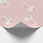 ティアラと牡丹とスワンプリンセス ラッピングペーパー (角)