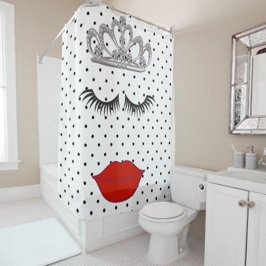 ティアラのパーティーの衣服シャワー・カーテンの私のティアラ シャワーカーテン (インサイチュ)
