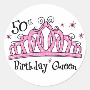 ティアラの第50誕生日の女王のLT ラウンドシール