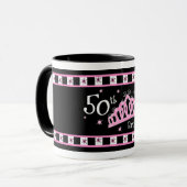 ティアラの第50誕生日 マグカップ (正面左)
