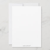 ティアラの紫色の銀製の招待状 招待状 (裏面)