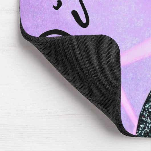 ティアラのmousepadを持つ花型女性歌手 マウスパッド (コーナー)