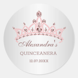 ティアラは、ハートの形キンセアニェラの宝石用原石真珠で飾ります ラウンドシール