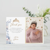 ティアラエレガントキンセアニラ写真サンキューカード サンキューカード (スタンド正面)