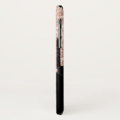 ティアラエレガントバラ金ゴールドグリッタードリンク Case-Mate iPhoneケース (裏面/左)