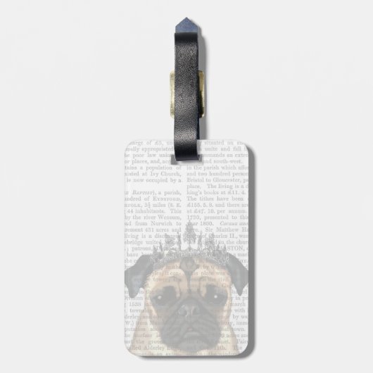 ティアラパグ ラゲッジタグ (裏面縦)