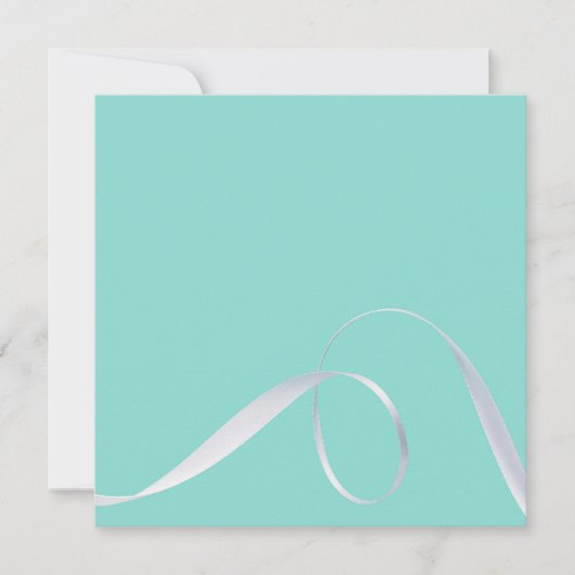 ティアラパーティー素晴らしい18 18th誕生日パーティー 招待状 (正面)