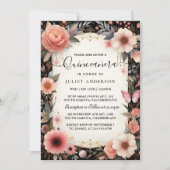 ティアラファミリーラテンアメリカ系女性スペインのガーリーキンセアニェラ 招待状 (正面)