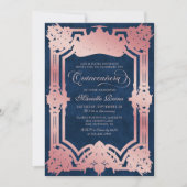 ティアラプリンセスピンクフェアリーテールフォトキンセアニエラ 招待状 (正面)