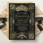 ティアラプリンセスブラックフェアユタールフォトキンセアニェラ 招待状