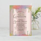 ティアラレインボーグリッタードロップクインセアニラ 招待状 (スタンド正面)