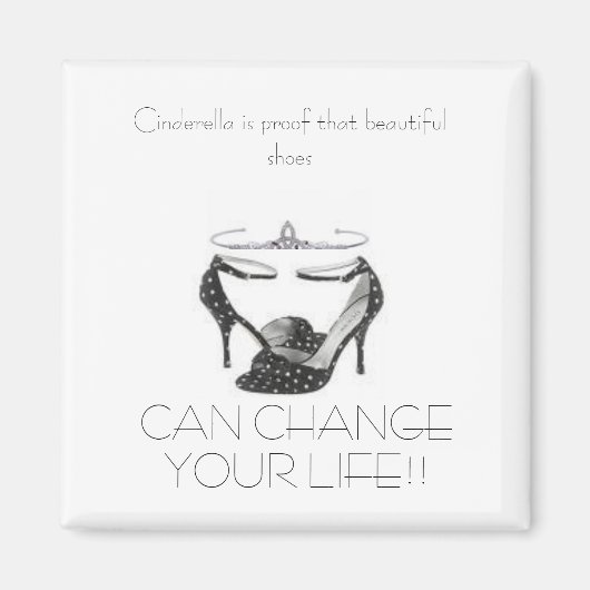 ティアラ水玉模様シンデレラの証拠は… マグネット (正面)