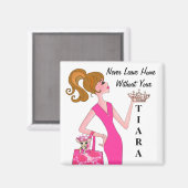 「ティアラ離れを抜いて家に帰るな!」 マグネット (正面/裏面)