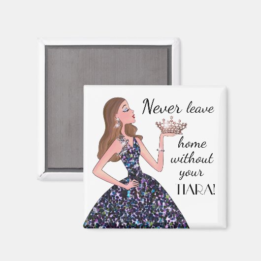 ティアラ離れ無しで家に帰るな! マグネット (正面/裏面)