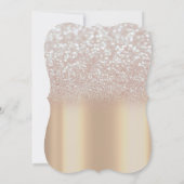 ティアラ、スウィート40thグリッター《写真》ぼけ味 招待状 (裏面)