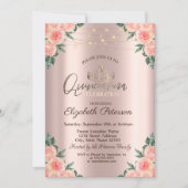 ティアラ、ストリングライトバラクインセアニラ 招待状 (正面)