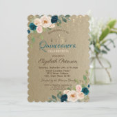 ティアラ、ストリングライトフラワークラフトキンセニェラ 招待状 (スタンド正面)