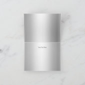 ティアラ&ダマスクピンクサンキューカード サンキューカード (内部)