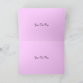 ティアラ、RSVPの挨拶状 招待状 (内部)