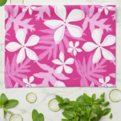 ティアレ（ピンク） キッチンタオル (折り畳み)