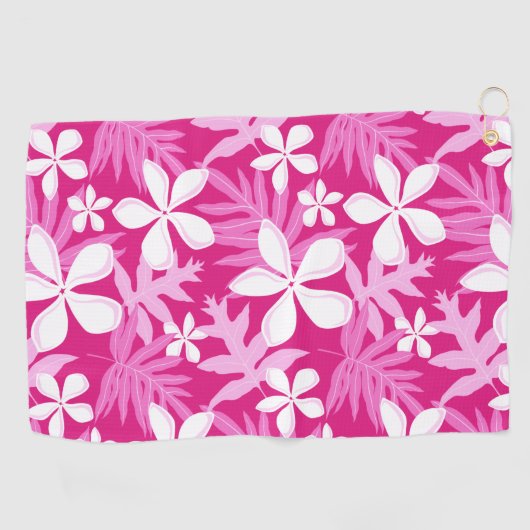 ティアレ（ピンク） ゴルフタオル (横)