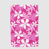 ティアレ（ピンク） ゴルフタオル (正面)