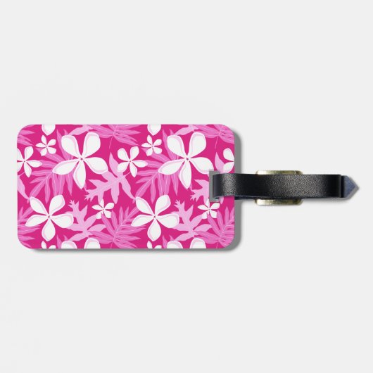 ティアレ（ピンク） ラゲッジタグ (裏面横)