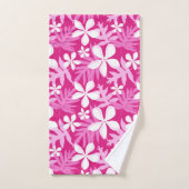 ティアレ（ホットピンク） バスタオルセット (ハンドタオル)