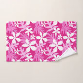 ティアレ（ホットピンク） バスタオルセット (ハンドタオル)