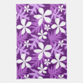 ティアレ（紫） キッチンタオル (縦)