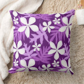 ティアレ（紫） クッション (ブランケット)