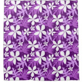 ティアレ（紫） シャワーカーテン (正面)