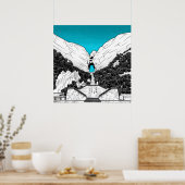 ティアンメンマウンテン天国ズゲート中国 ポスター (キッチン)