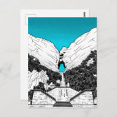 ティアンメンマウンテン天国ズゲート中国 ポストカード (正面/裏面)