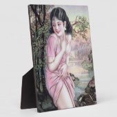 ティアーズインストリームオアシスバイシャンハイ中国ガール フォトプラーク (側面)